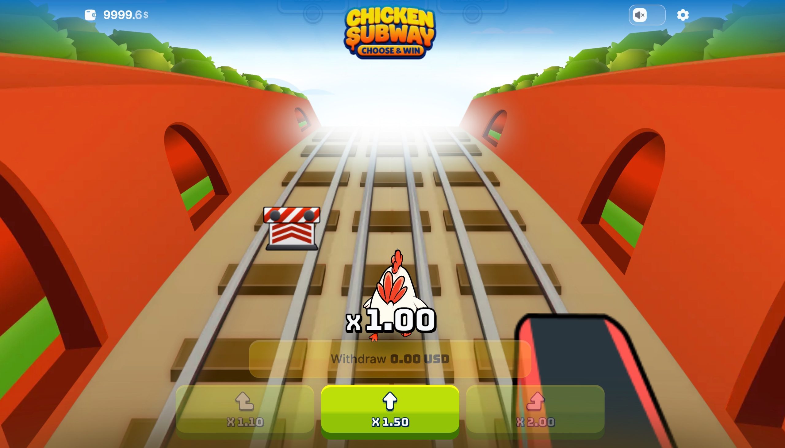 Chicken Subway Game slot.