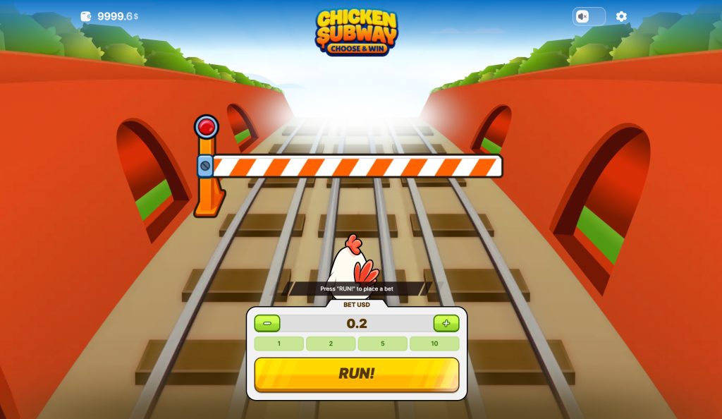Chicken Subway Games.